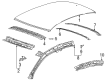 Cadillac CT4 Body Mount Hole Plug Diagram - 15896823