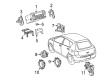 2010 Pontiac Vibe Car Speakers Diagram - 19184446