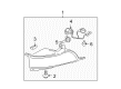 Cadillac DTS Fog Light Diagram - 25797625