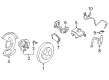 Chevy Equinox Brake Dust Shields Diagram - 20945767
