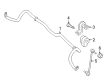 Chevy Sway Bar Bracket Diagram - 19316691