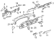 Chevy Dash Panel Vent Portion Covers Diagram - 15176086