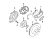 GMC Brake Caliper Bracket Diagram - 18043519