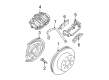 2004 GMC Yukon XL 2500 Brake Line Diagram - 15125396