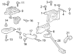 Chevy Trax Engine Mount Bracket Diagram - 60005993