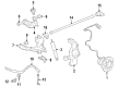 GMC Sway Bar Bracket Diagram - 15167958