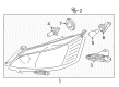 Chevy City Express Forward Light Harness Connector Diagram - 19316426