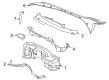 1998 Chevy Corvette Dash Panels Diagram - 10247310