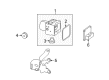 Cadillac DTS ABS Control Module Diagram - 15895605