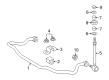 2005 Pontiac GTO Sway Bar Bushing Diagram - 92159373