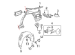 Pontiac Fender Splash Shield Diagram - 10344814