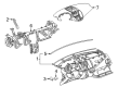 GMC Dash Panel Vent Portion Covers Diagram - 22741069
