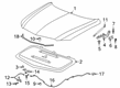 Cadillac Hood Latch Diagram - 84855768