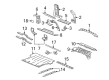 2004 Cadillac Escalade ESV Floor Pan Diagram - 15112197