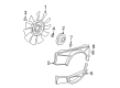 Chevy Silverado 1500 Fan Shroud Diagram - 15088328