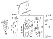 GMC Door Handle Diagram - 23142292
