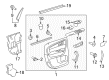 2012 Chevy Traverse Door Handle Diagram - 25868304