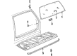 GMC Tailgate Lift Support Diagram - 15594237