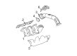 2008 Buick LaCrosse Exhaust Heat Shield Diagram - 12603296