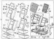2006 Chevy HHR Seat Cushion Pad Diagram - 22732892