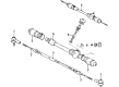 Chevy Nova Rack and Pinion Boot Diagram - 94840510
