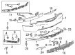 Cadillac ATS Bumper Diagram - 23508240