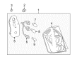 Pontiac Vibe Back Up Light Diagram - 88975723