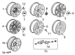 Buick Enclave TPMS Sensor Diagram - 13540602