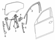 Cadillac XT4 Window Regulator Diagram - 84752949