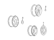 Pontiac Wheel Cover Diagram - 9592965