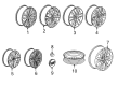 2022 Cadillac XT5 Spare Wheel Diagram - 84520426