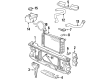 GMC C3500 Radiator Diagram - 89019344