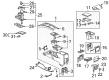 Cadillac SRX Automatic Transmission Shift Levers Diagram - 15146475