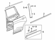 Cadillac Door Moldings Diagram - 84239732