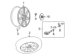 Cadillac TPMS Sensor Diagram - 25789964