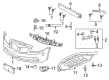 Cadillac CTS Emblem Diagram - 25927029