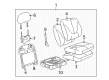 2005 Chevy Silverado 2500 HD Seat Cushion Pad Diagram - 88941581