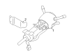 Cadillac CTS Steering Column Diagram - 15252720