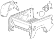 Chevy Colorado Fender Splash Shield Diagram - 84782837
