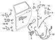Cadillac Door Check Diagram - 23274480
