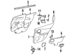 2002 Oldsmobile Aurora Door Seal Diagram - 25725129