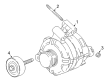 Buick Enclave Alternator Diagram - 13552645