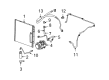 Chevy A/C Condenser Diagram - 89019343