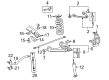 2005 Chevy Silverado 2500 HD Steering Knuckle Diagram - 25850471