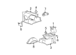 Cadillac Cup Holder Diagram - 12476463