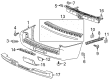 Chevy Suburban Bumper Diagram - 23324499