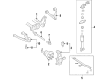 Cadillac XLR Ride Height Sensor Diagram - 89047645