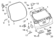 Chevy Equinox Door Striker Diagram - 13530679
