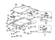 Cadillac STS Door Handle Diagram - 15924320