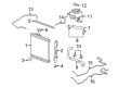2010 Hummer H3 Automatic Transmission Oil Cooler Line Diagram - 20788330